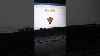 Giraff in msword|| जिराफ का सिंबल कैसे बनाएं  हिंदी में || shortcut keys msword in hindi#shorts