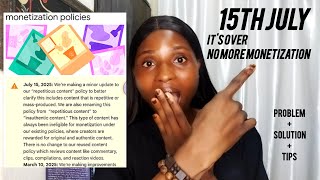 No More Monetization, New Updates, Youtube Policies Ends Faceless AI Youtube Channels (WHAT! 🙄)