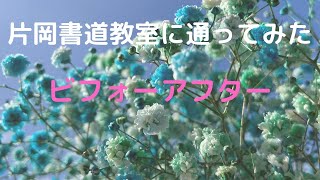片岡書道教室に通ってみた～その1～