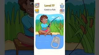 Catch a fish // DOP5 Level 77 #mythpat #whatabrain #dop5 #youtubeshorts