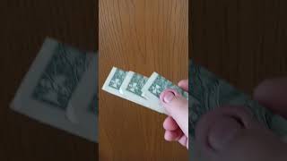 how to flatten doller bills