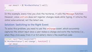 How to Ensure You Get the Latest Value from a jQuery Textarea