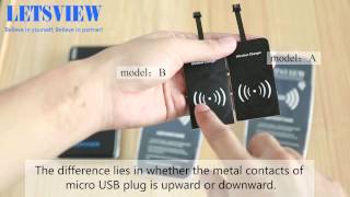 LETSVIEW wireless charging video for Micro USB 2