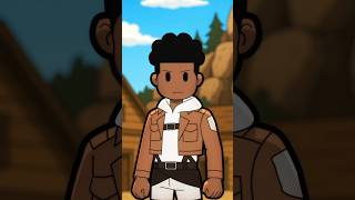 POV: You're the only black guy in SNK #animation #cartoon #humor #snk #attackontitan #attackdesti...