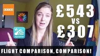 Comparing FLIGHT COMPARISON WEBSITES! Skyscanner Vs. Momondo Vs. Kayak