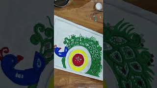 #LippanArt #PeacockArt #MirrorArt  #WallArtIndia #HandmadeArt #CulturalArt #IndianCrafts #LippanKaam