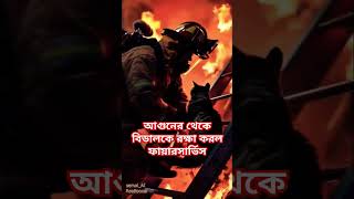 বিডালকে আগুনের থেকে রক্ষা করল ফায়ারসার্ভিসের কর্মকর্তা #nidrateam #unfrez #footballplayer #cat #ipl