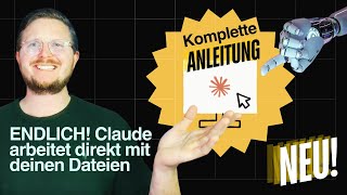 🚀 NEU: Claude Desktop + MCP Tutorial | Dateizugriff ohne Code [Komplette Anleitung]
