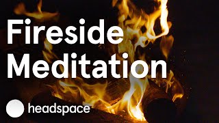 Fireside Meditation at Lake Powell