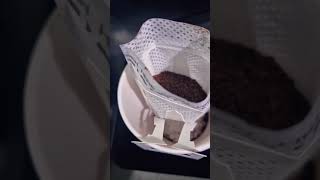 TRIED MAKING COFFEE DRIP BAGS#learning #new #things #coffee #drip #bags #everyone #coffelover