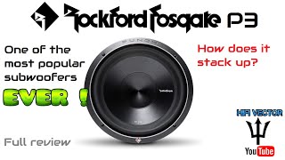 Why so popular? Rockford Fosgate P3 12" subwoofer review and test