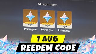 GENSHIN IMPACT 5.8  NEW REDEEM CODES (1 August)