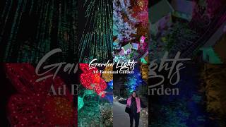 Christmas fun w/ garden lights #datenight #christmaslights #holidaycelebration #christmasinthecity