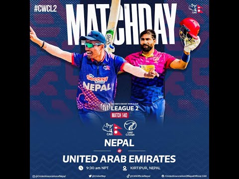 NEPAL VS UAE FULL MATCH #CAN #nepal #cricket