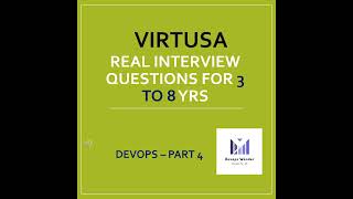 DevOps Realtime Interview Questions Virtusa Part 4 #devops