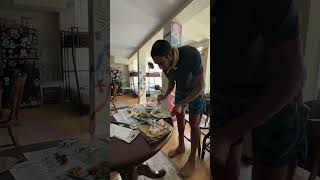 Epic kundalini Awakening Art Mural #art #Mural #TimeLapse #Creative #Artsy #Epic #Shorts #viralart