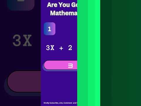 Are You Good in Mathematics? #shorts