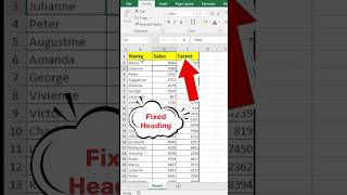 How to Lock Top Rows in Excel Freeze Panes vs. Convert to Table Method #excel #exceltutorial #mexcel