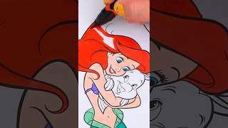 Coloring Ariel 🧜🏻‍♀️ #thelittlemermaid #disney #coloring #art