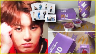 THINGS TO KNOW BEFORE GETTING BTS MEAL (McDonalds) BTS Photocards, & BTS Merch | BTS Meal Mukbang