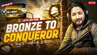 1000 POINTS FOR CONQUEROR | CONQUEROR WITH RANDOMS | TMG MARKHOR | PUBG Live Stream