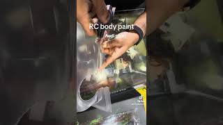 RC body paint Audi sport 1/10 scale