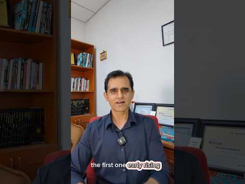 Do this to succeed | Rise early | Physical Activity | Mindfulness