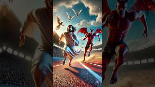 Jesus vs devil #jesus_ #edit #godvsdevil #jesuschrsit #aijesus#jesusstory #devil @CuteBabyDevil