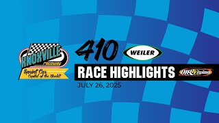 Knoxville Raceway 410 Sprint Car Highlights // July 26, 2025