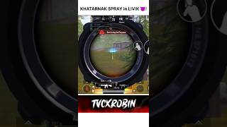 KHATARNAK SPRAY in LIVIK 😈 | BGMI RUSH MOMENTS! #shortsfeed #ytshorts