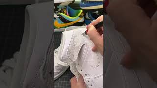 Follow for more custom shoes 👟🔥lG: maxplore ⬅️ #customsneaker #airjordan1mid custom air jordan 1 mid
