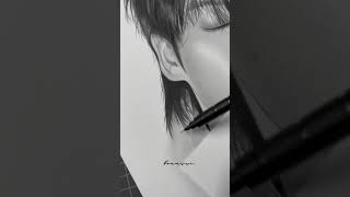 Golden jk 🖤 #jungkookbts #btsfanart #jungkook #kpopfanart #artwork #art #jungkookfanart #drawing