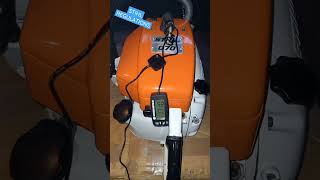 Stihl 070 chainsaw slow rotation.