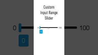 Custom Input Range Slider Using HTML CSS and JavaScript #html #code #css #javascript #animation