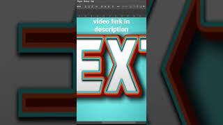 photoshop text effect #photoshoptutorial #texteffect