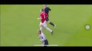 Rooney Insane volley after pissed at referee