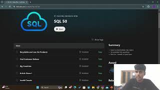 Crack SQL Interview in 50 Qs Leetcode Problemset Introduction