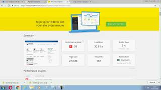 Quick website audit with free tools