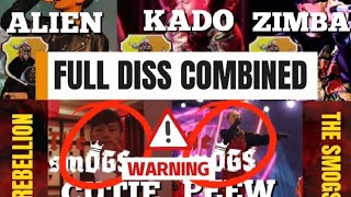 FULL COMBINED DISS RAP - @peldendrubialien431 @The-smogs @jdrebellionsbhutan3219 @Cutie04-x7y