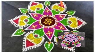 Aadi Matham Special Rangoli Design 2025/ 2 Easy Rangoli/ Kolam/ Muggulu/ Sashti/ Kiruthigai/ New