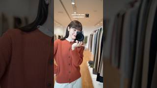 【UNIQLO】可愛すぎる！秋のフレンチカジュアルコーデ🇫🇷ユニクロand COMPTOIR DES COTONNIERS  #ユニクロ展示会 #ユニクロ #UNIQLOコーデ #shorts