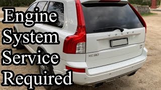 # 1. VOLVO XC90 Engine System Service Required Saga…..part 1.