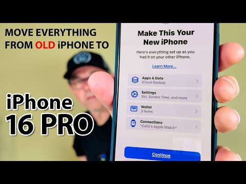 how to easily transfer everything from old iphone to iPhone 16 Pro
