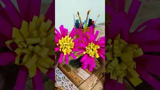 DIY #flowermaking #diy #diycrafts #trending #satisfying #relaxing #pappercraft