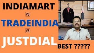 Indiamart 🆚 TradeIndia 🆚 Justdial | Which is best B2B portal | best b2b app | #makemoneyonline