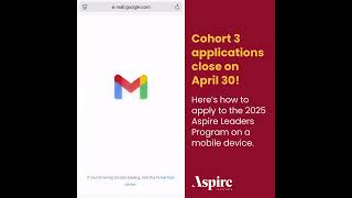 How To Apply for Cohort 3: Mobile