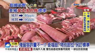 政府不煞車! 鬆綁"萊劑"? 農委會:國內不得使用萊劑│中視新聞 20200904