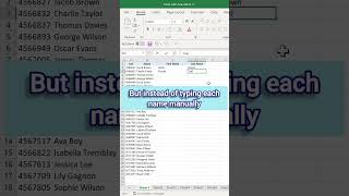How to easily split text using Flash Fill #excel #tutorial #exceltips