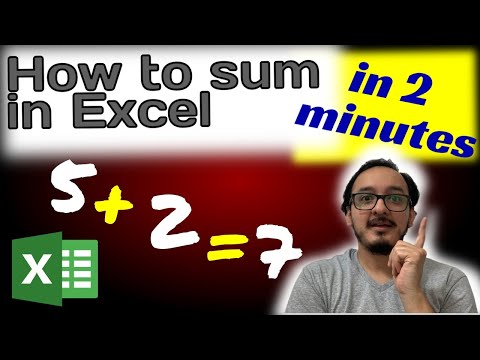 ➕ How to sum cells and numbers in Excel in 2 minutes
