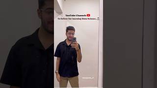 Youtube Channel to follow for learning data science✨  #ytshorts #datascience #ai